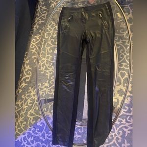 Women’s Faux Leather BCBGMAXAZRIA leggings.